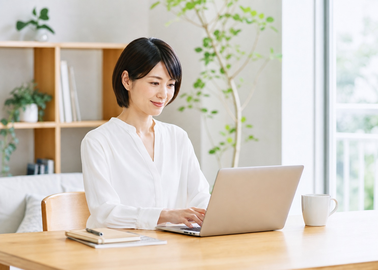 姿勢を意識しやすくなる